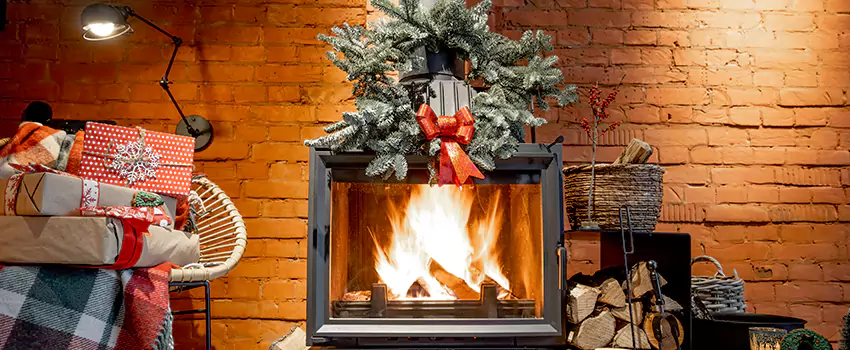 Travis Industries Linear Gas Fireplace Installation in Eloy, Arizona