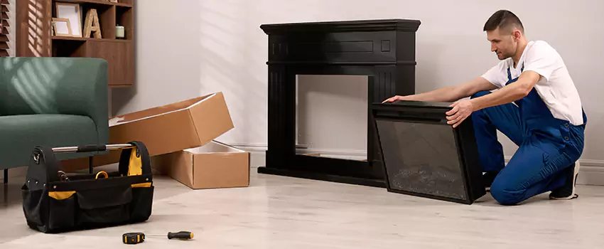 Old Rusted Metal Fireplace Repair And Replacement in Eloy, AZ